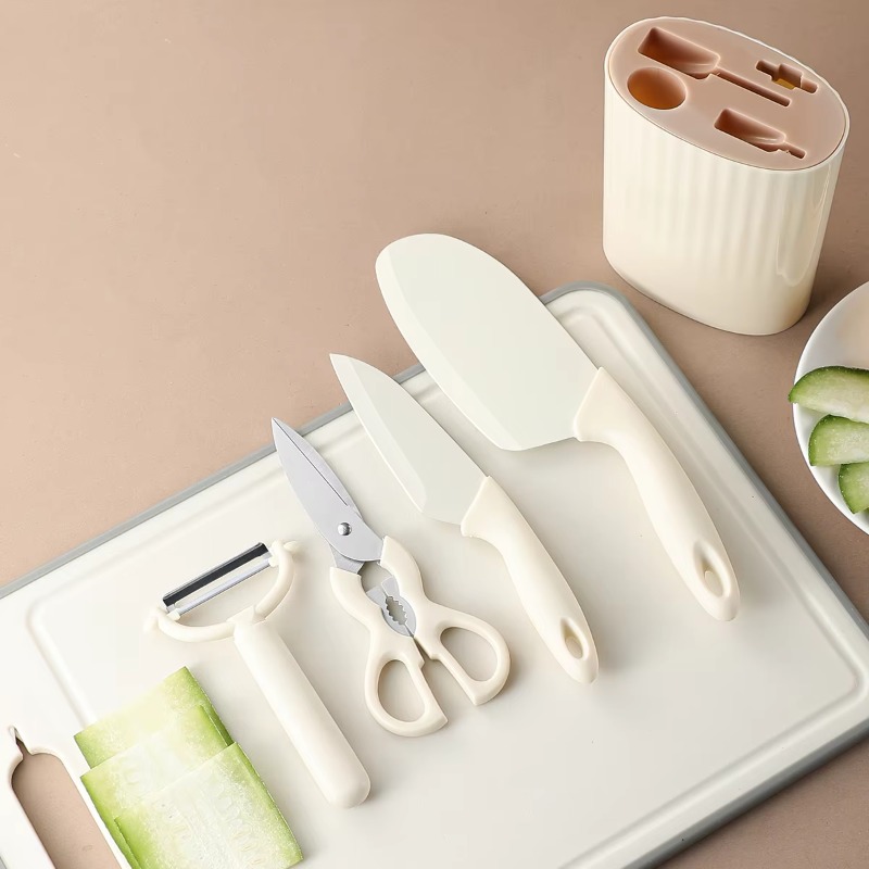 Baby Food Scissors - Набор из 5 кухонных инструментов: небольшой