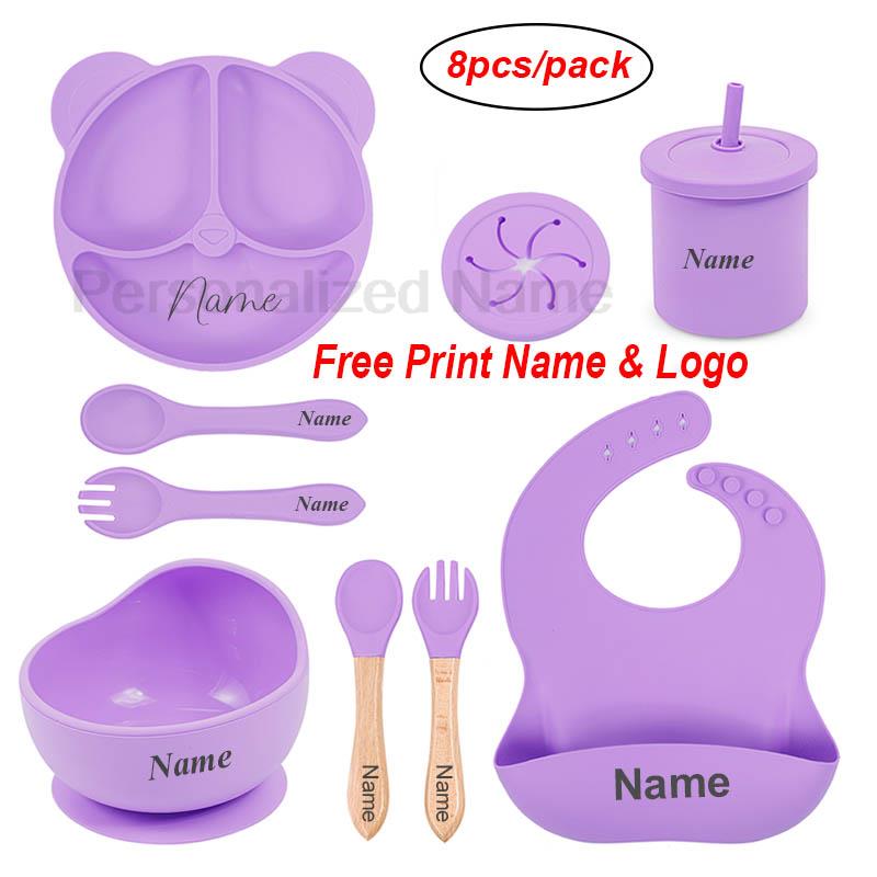 Baby Food Menu - Силиконовая тарелка в форме медведя для