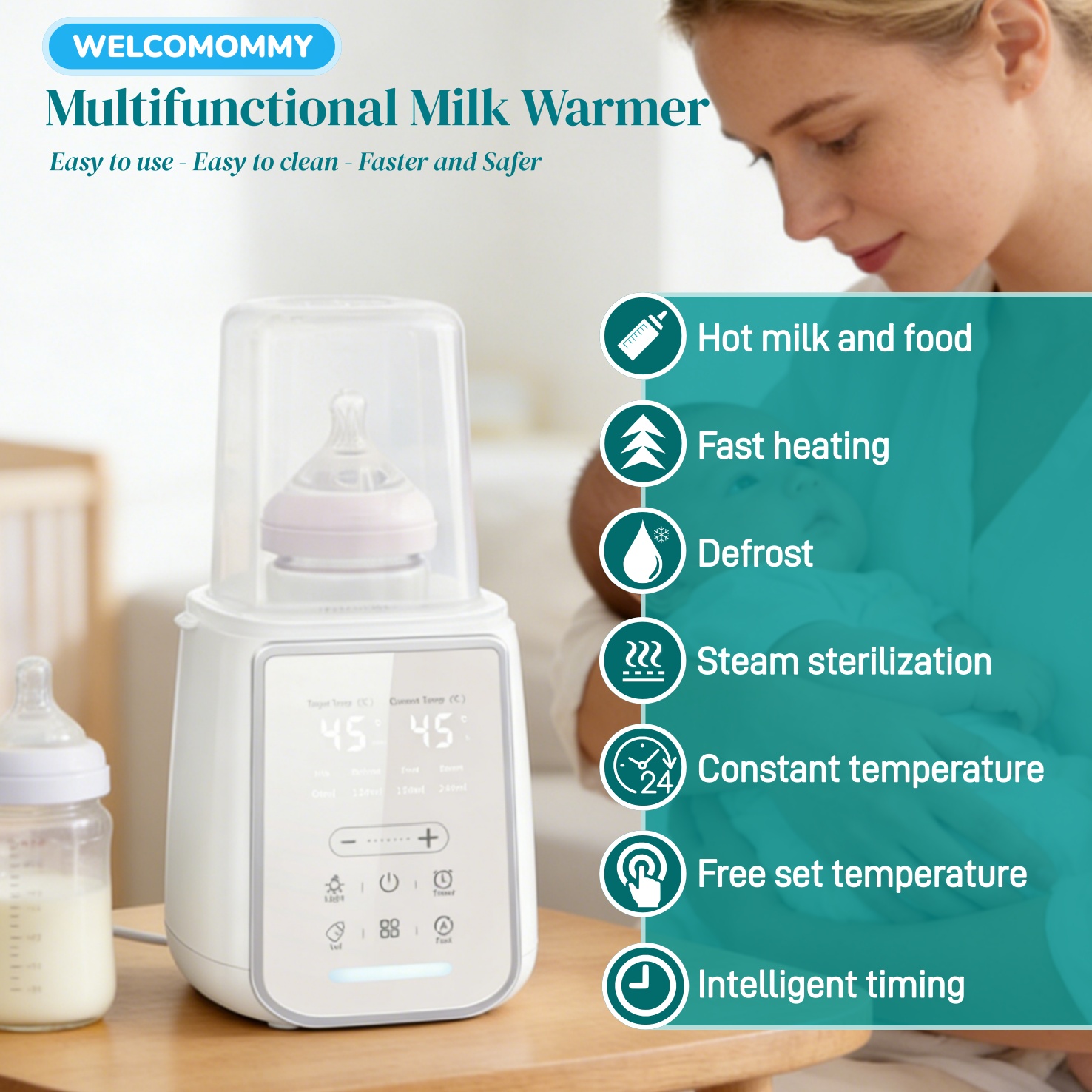 8в1 детская бутылочка, подогре – обзор и цена Baby Food Warmer