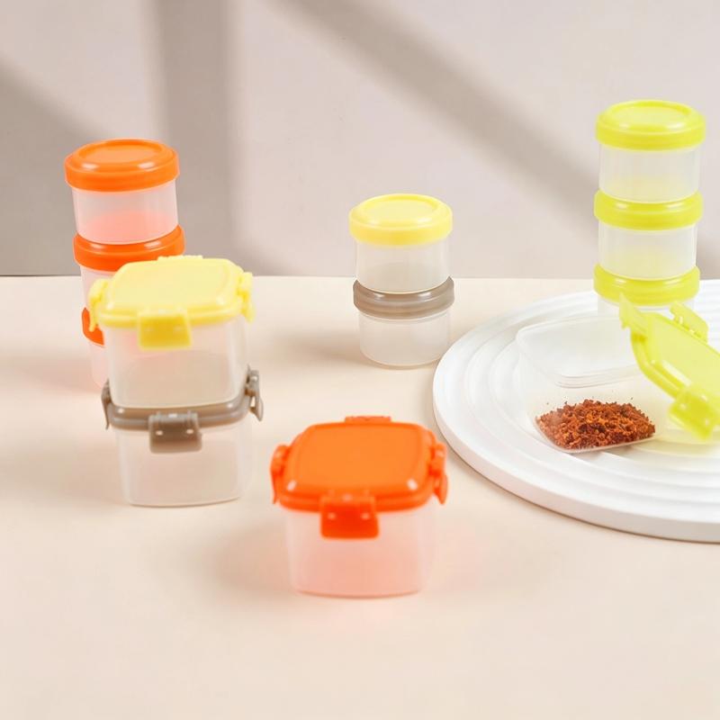 4 шт. мини-баночки из полипроп – обзор и цена Baby Food Jars With Lids